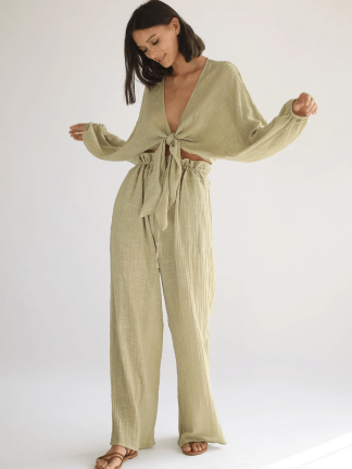 Product image of Ares Trouser Cotton – Pistachio