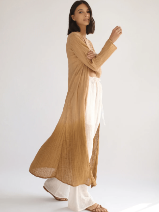 Product image of Aria Wrap Dress – Golden Ombre