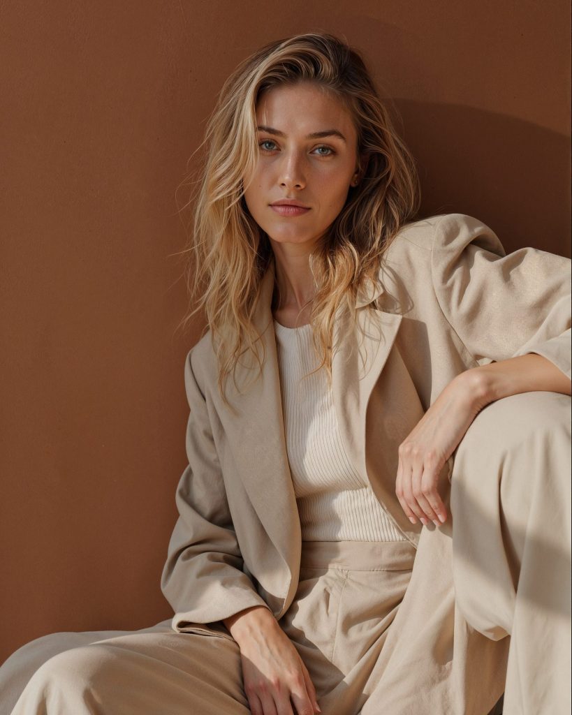 Product image of Beige Relaxed Blazer Jacket