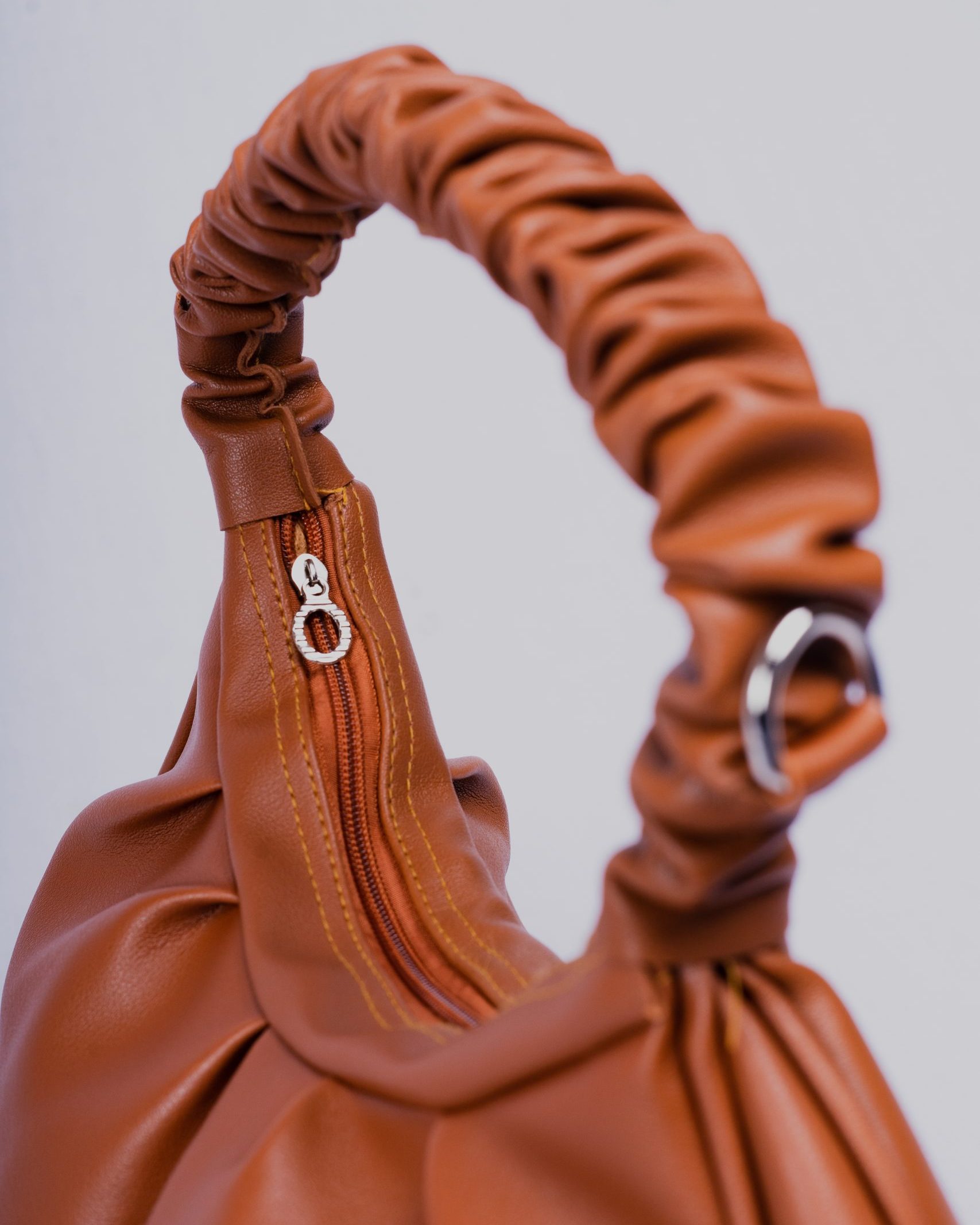Alternate product view of Brown Leather Bag