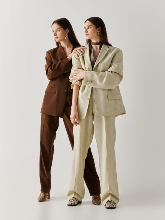 Alternate product view of Brown Oversized Suit