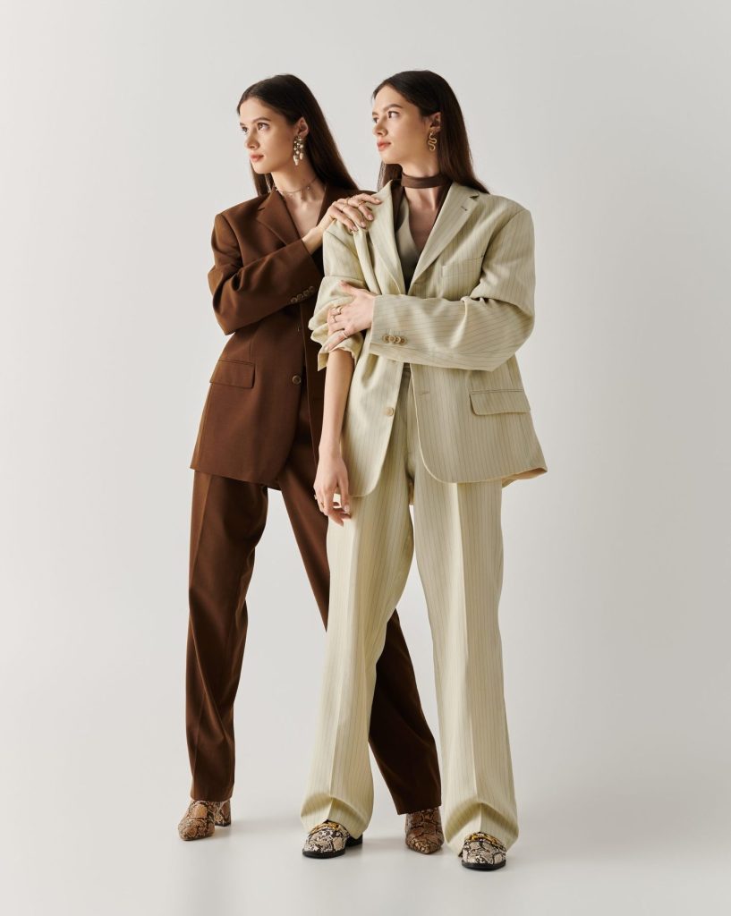 Alternate product view of Brown Oversized Suit