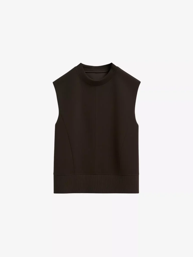 Product image of Sleeveless Structured Top