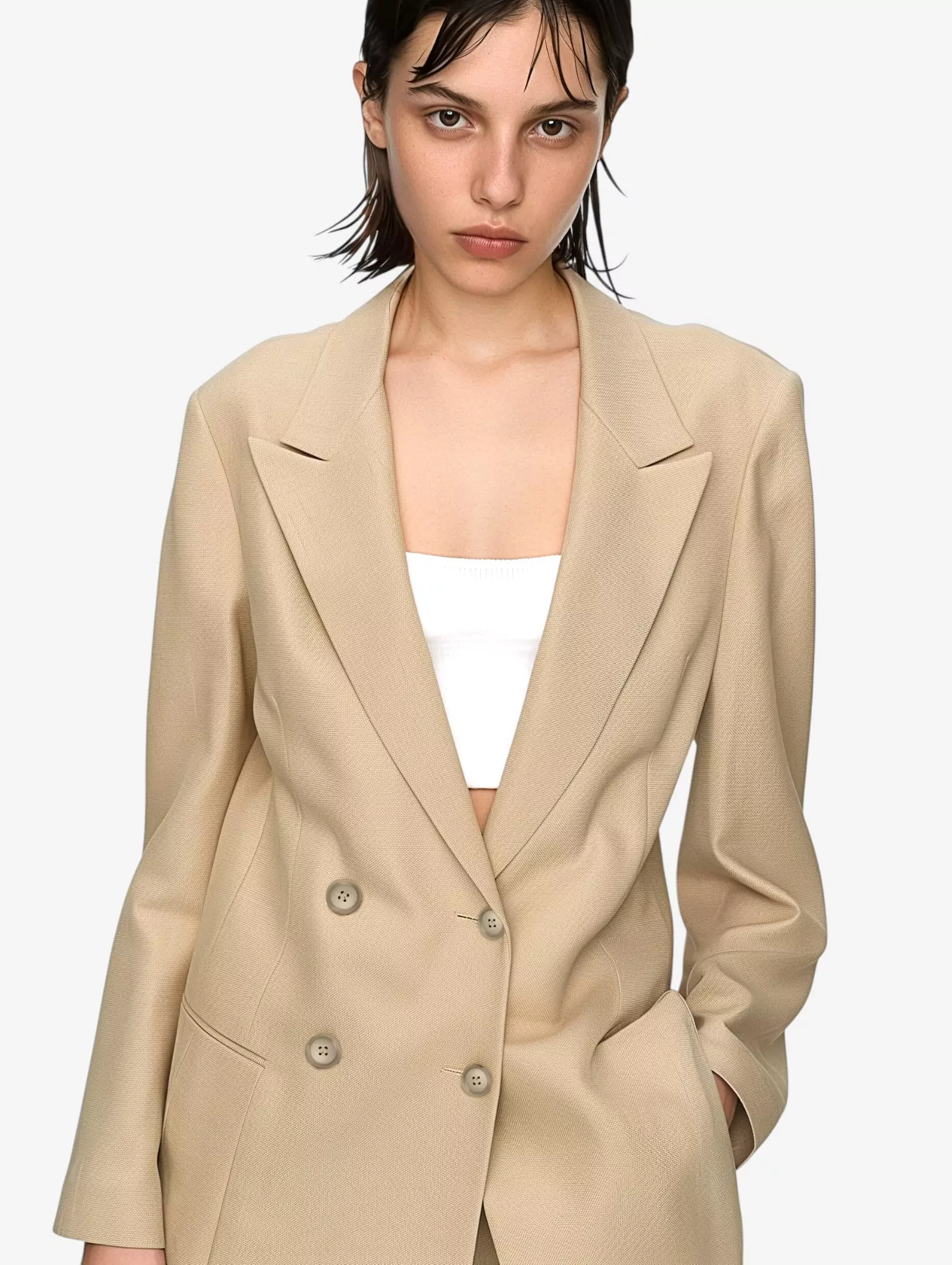 Alternate product view of Tailored Double Jacket